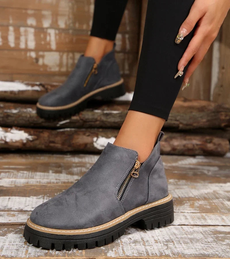 Hilde | Side Zip Comfort Ankle Boots