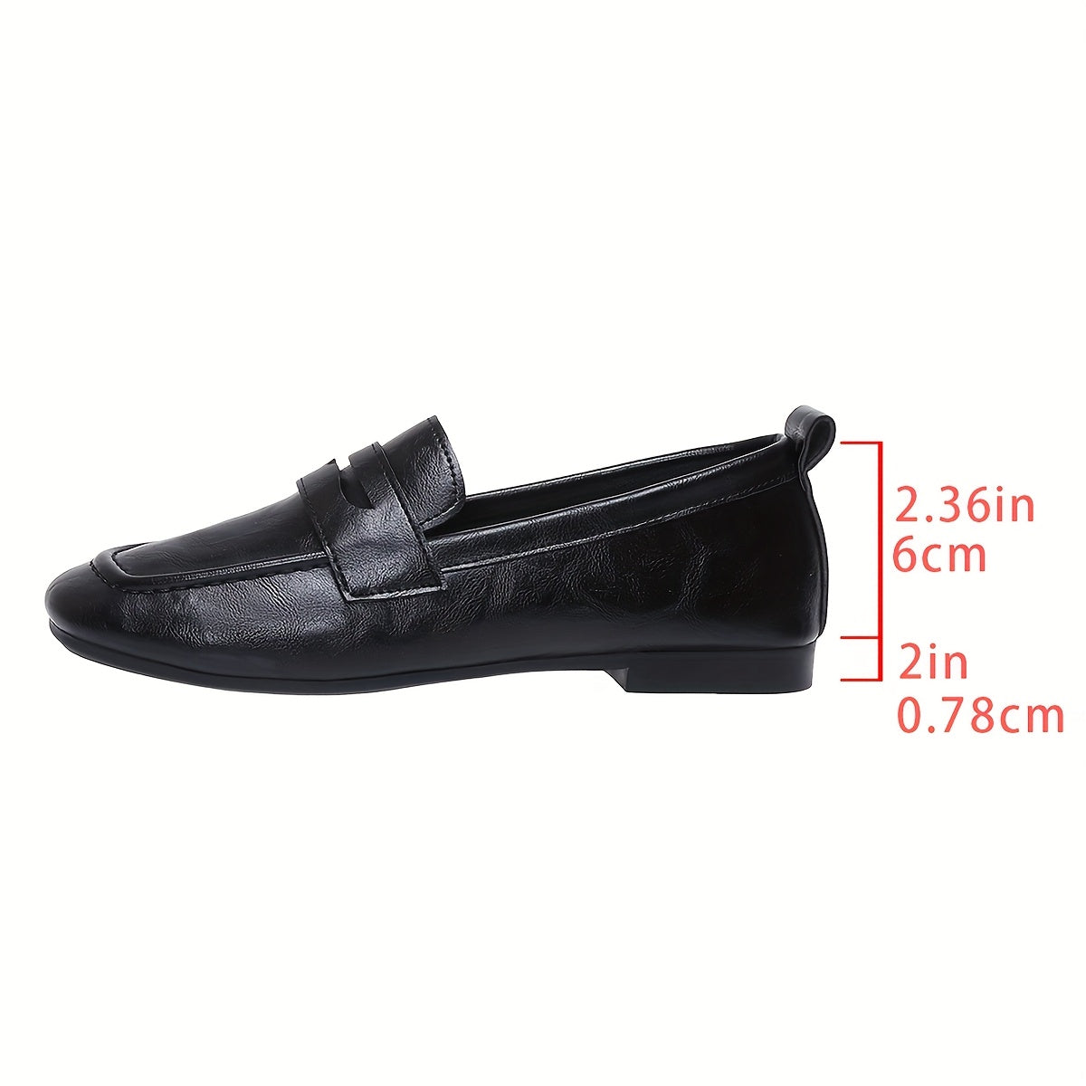 Ottilie | Square-Toe Penny Loafers