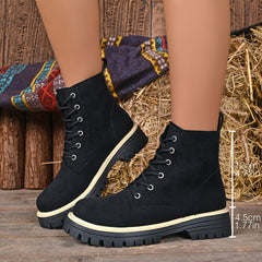 Juniper | Lace-Up Platform Boots