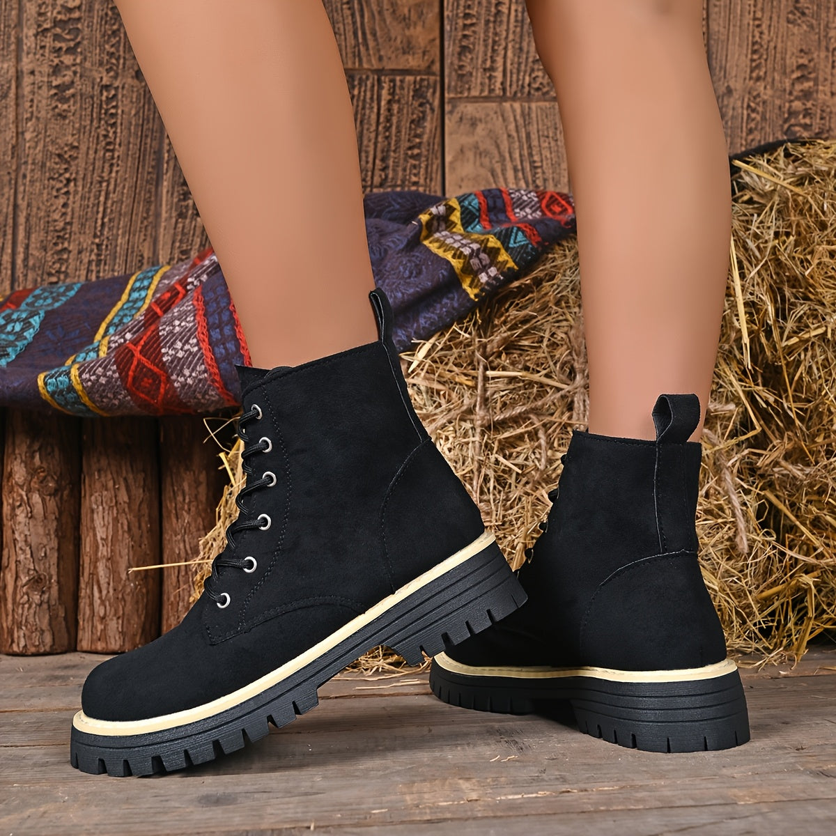 Juniper | Lace-Up Platform Boots