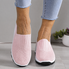 Abby air cushion comfort sneakers in light pink