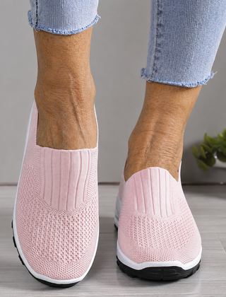 Abby air cushion comfort sneakers in light pink