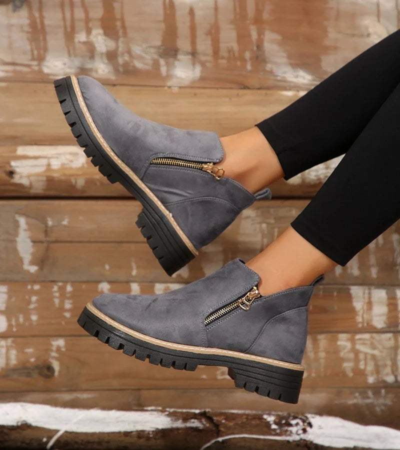 Hilde | Side Zip Comfort Ankle Boots