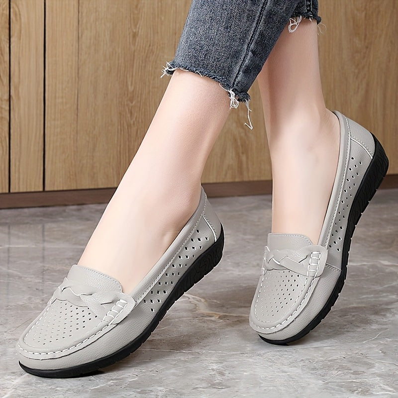 Felicity | Perforated Comfort Loafers