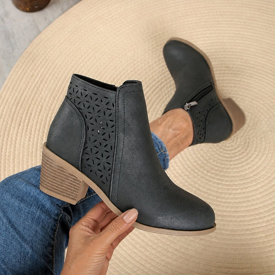 Celestine cutout comfort ankle boots