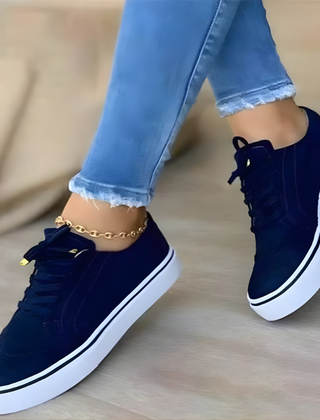 Emma trendy orthopedic sneakers in blue