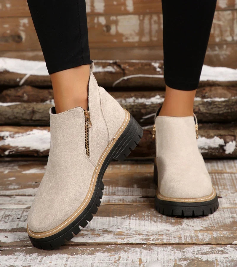 Hilde | Side Zip Comfort Ankle Boots