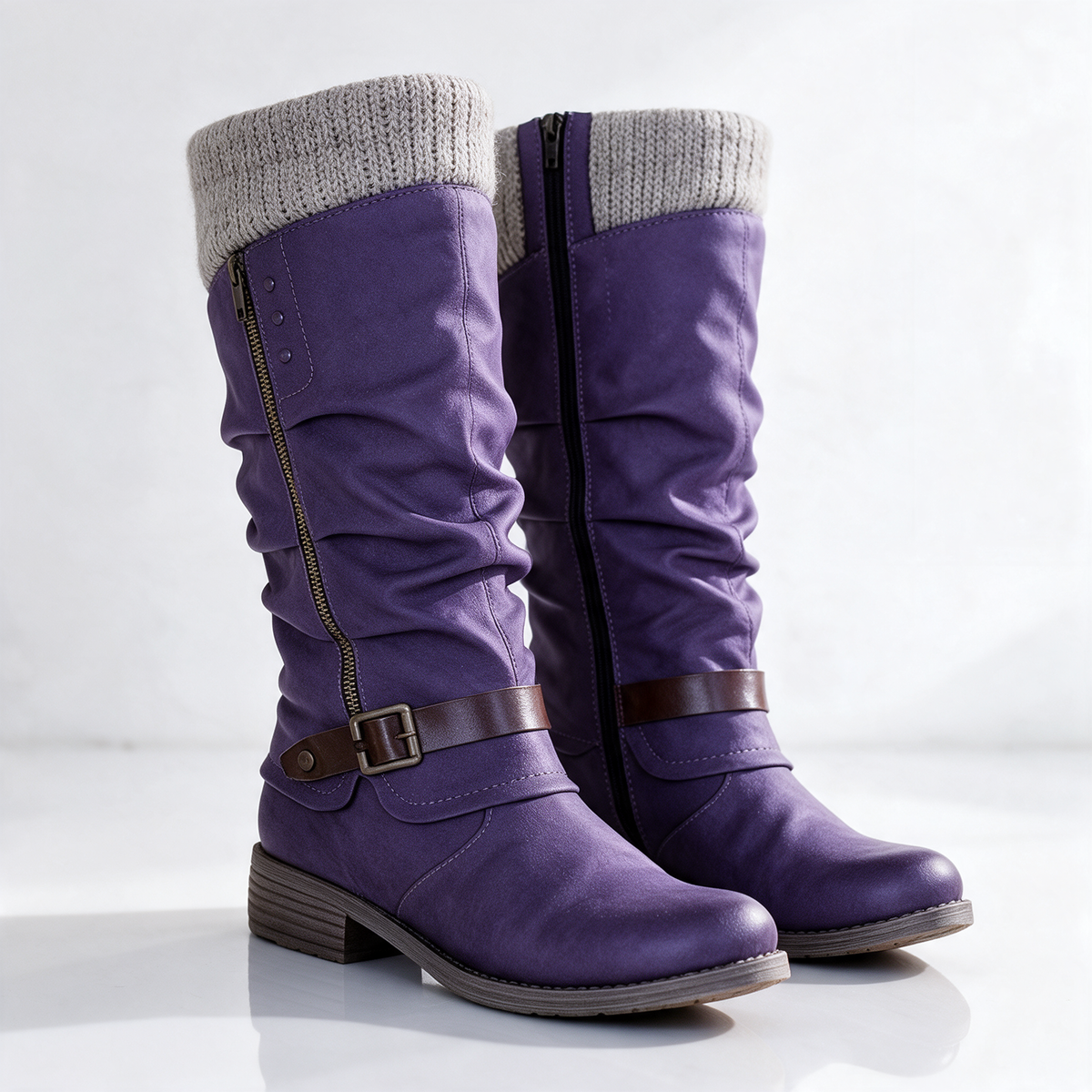 Greta boots in purple