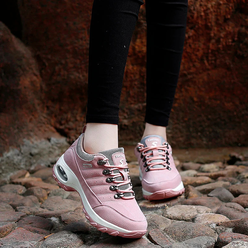 Hannah orthopedic anti slip running shoes in pink