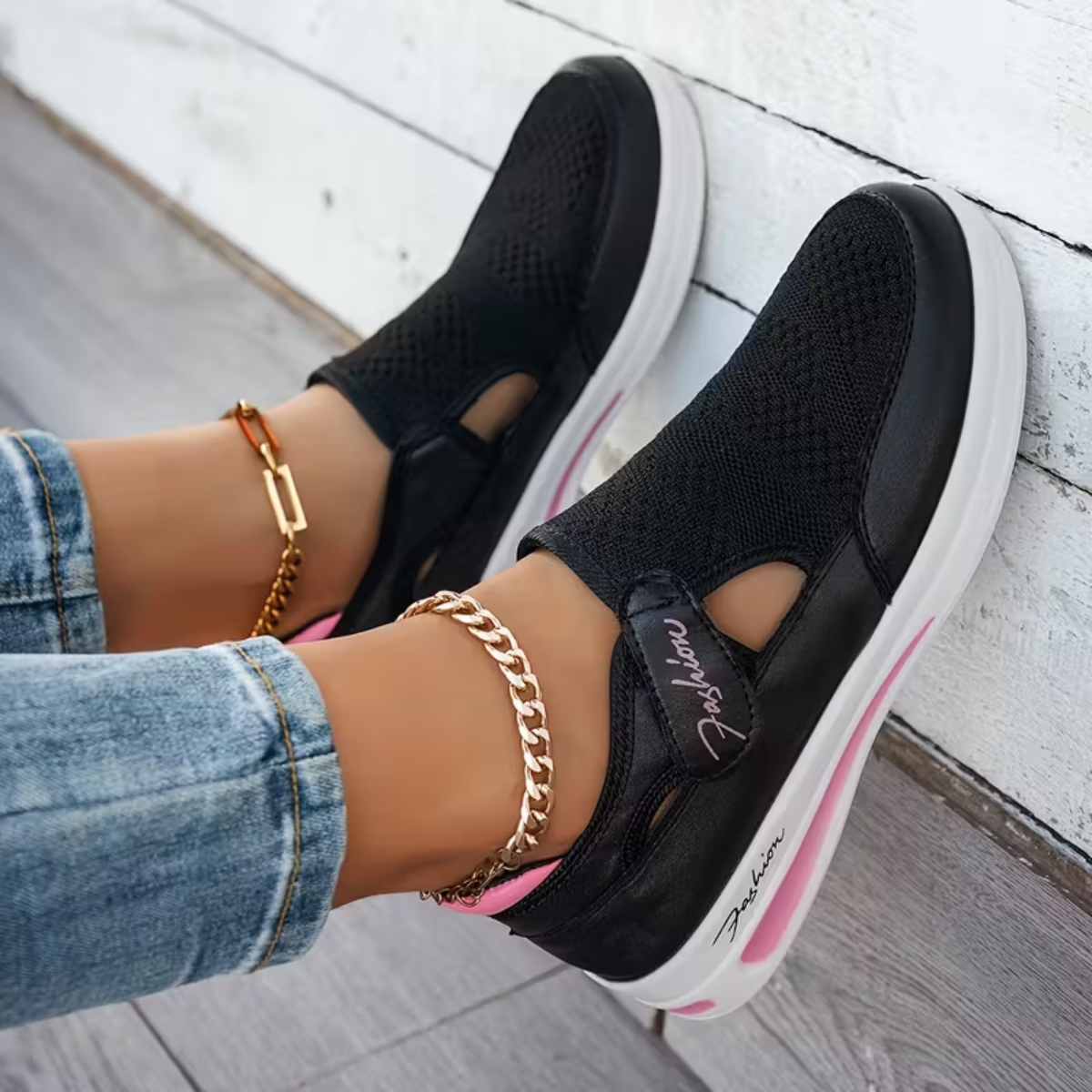 Allison orthopedic sneakers in black