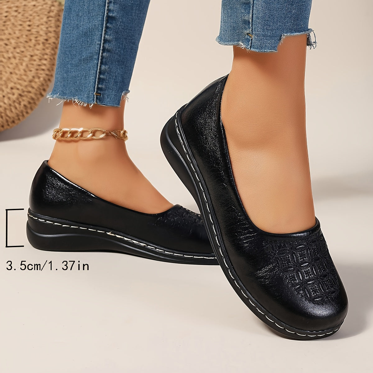Bernice | Patterned Comfort Slip-Ons