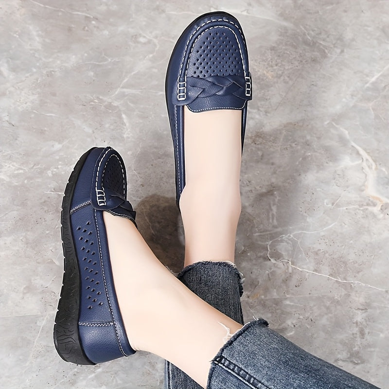 Felicity | Perforated Comfort Loafers