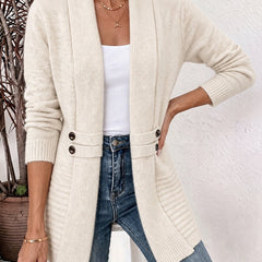 Lidia | Fitted Open-Front Cardigan