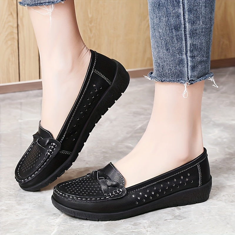 Felicity | Perforated Comfort Loafers