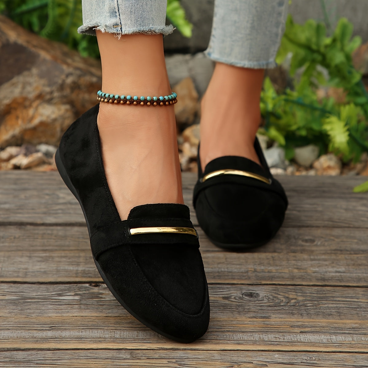 Ilona | Pointed Soft-Touch Loafers