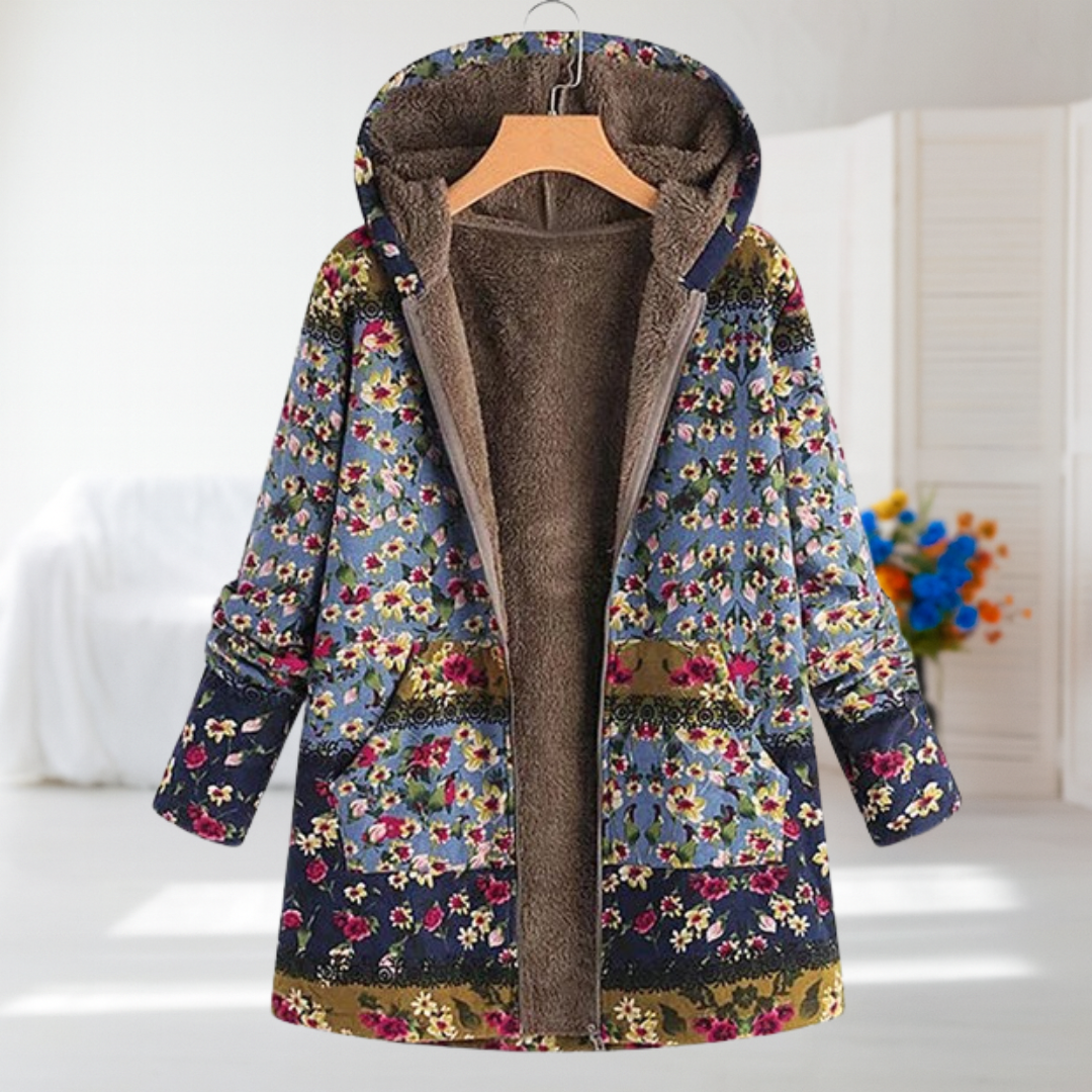 Amelia Jacket in blue brown