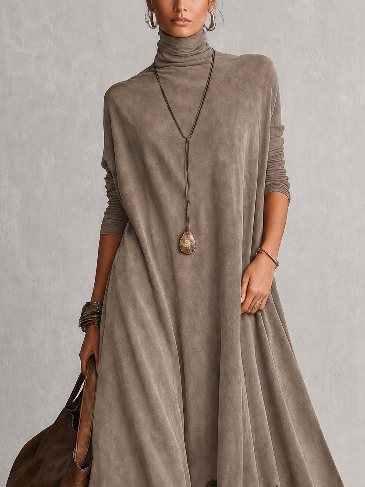 Odessa lace hem maxi dress front