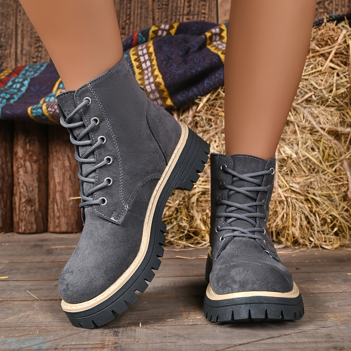 Juniper | Lace-Up Platform Boots