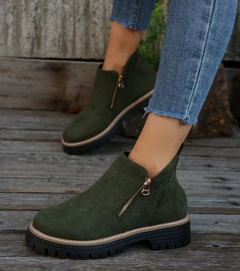 Hilde | Side Zip Comfort Ankle Boots