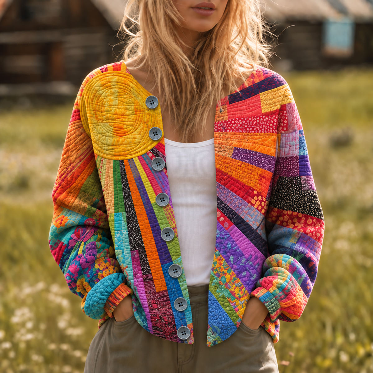 Alyssa Quilted Cardigan