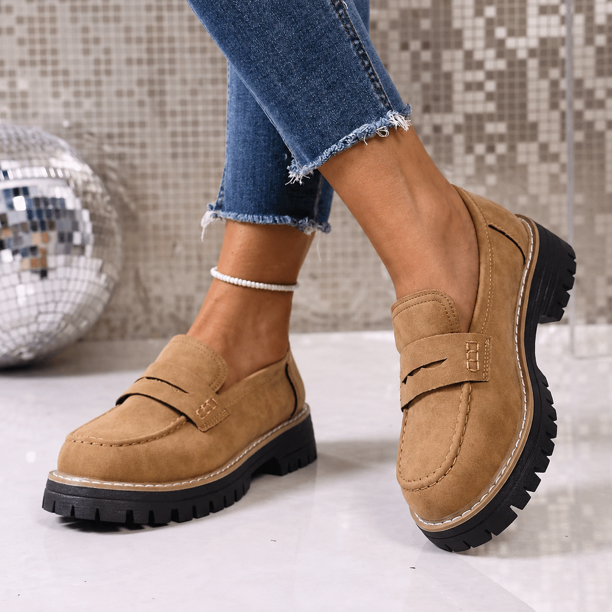 Elsa™ | Newport Preppy Platform Loafers