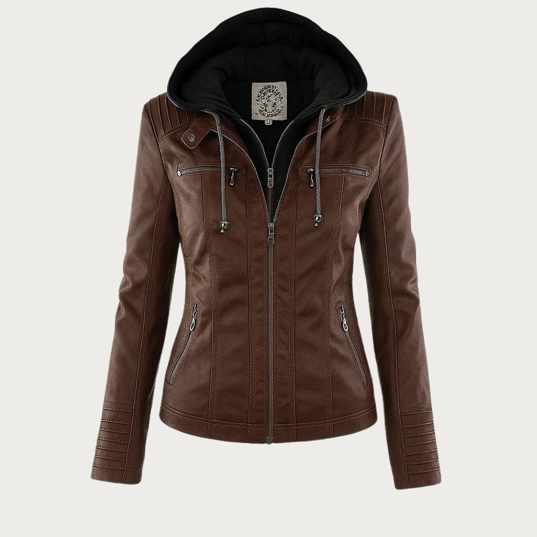 Flavia Jacket in dark brown
