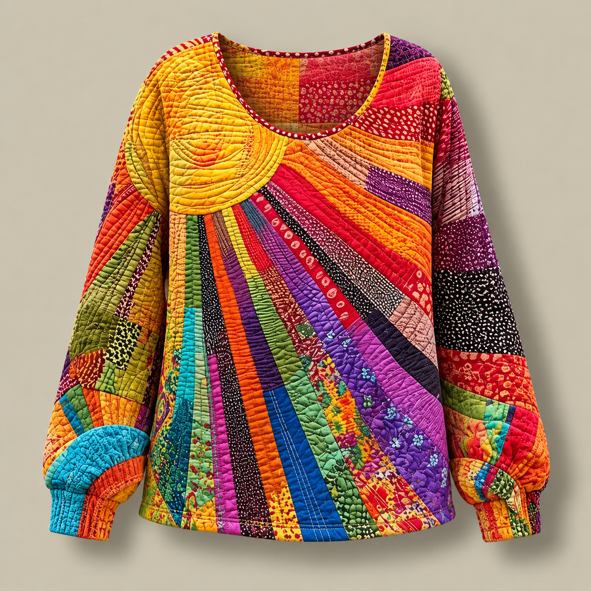 Amy Wildflower Quilted Hoodie