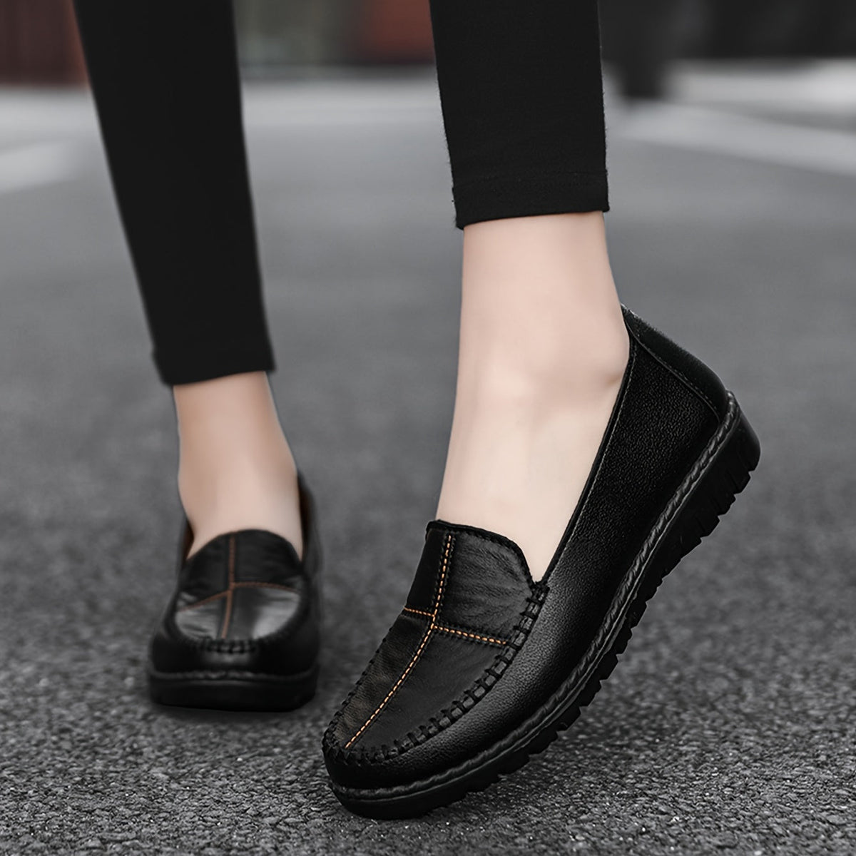 Effie | Stitched Comfort Loafers
