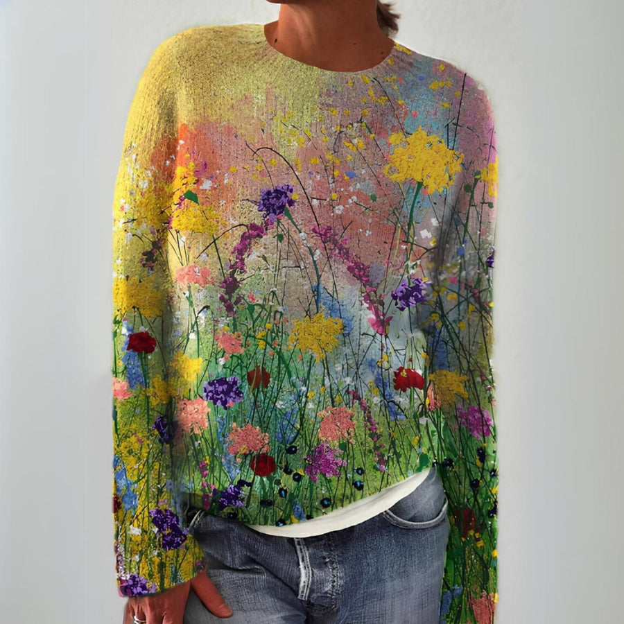 Manon | Flower Meadow Sweater