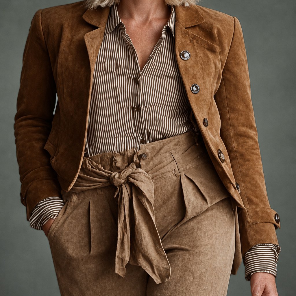 Maryse short brushed jacket, detail