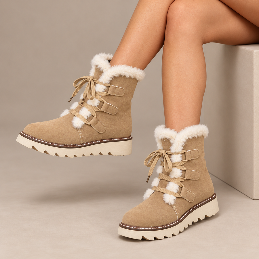 Maiken | Waterproof Slip-Resistant Winter Boots with Cozy Lining