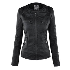 Flavia Jacket in black, without hood