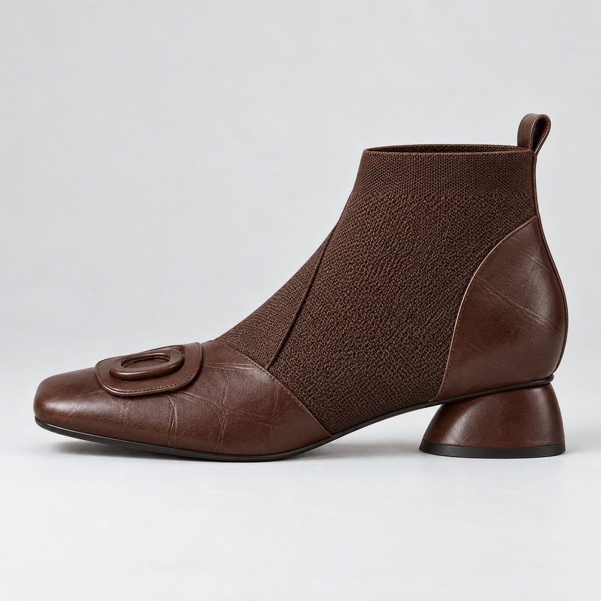 Opium | Square-Toe Ankle Boots