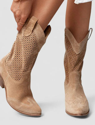 Rachel | Orthopedic Western Boots in Brown