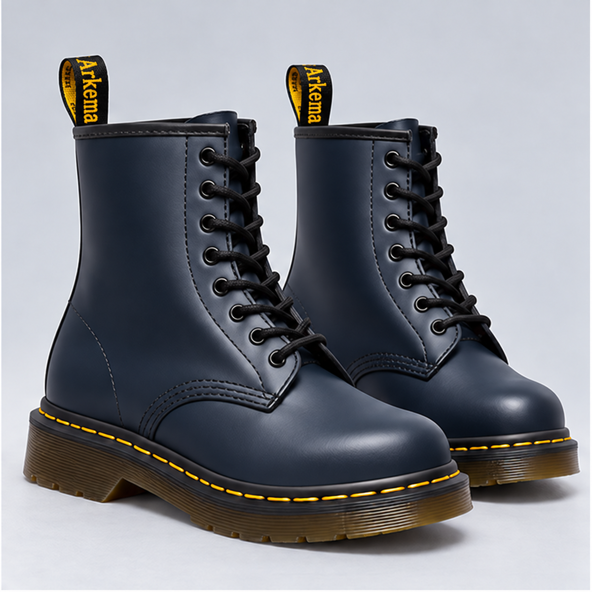 Charlotte | Elegant Lace-Up Boots in Blue
