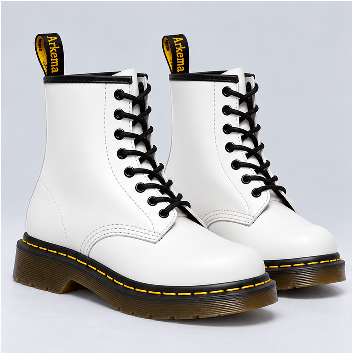 Charlotte | Elegant Lace-Up Boots in White