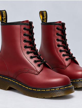 Charlotte | Elegant Lace-Up Boots in Burgundy