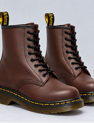 Charlotte | Elegant Lace-Up Boots in Brown