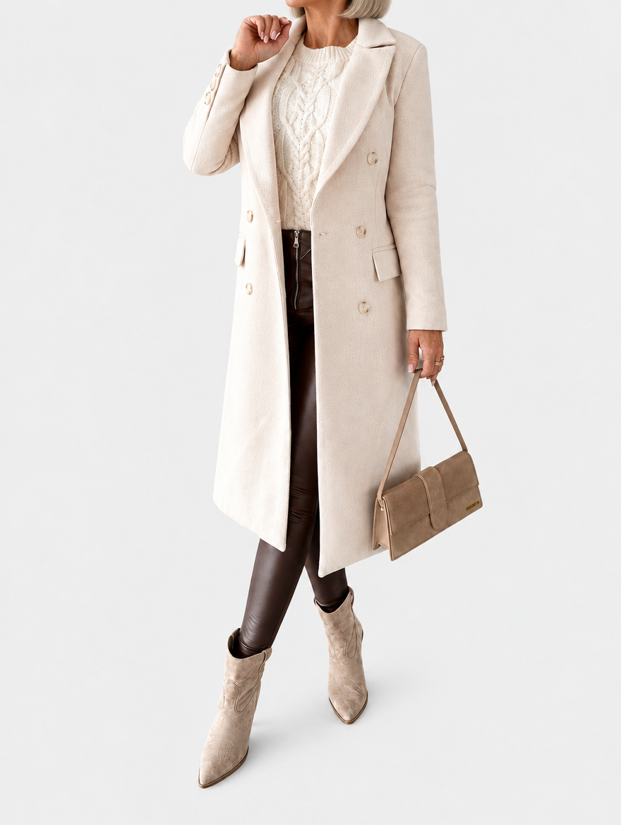 Marielle | Elegant Double-Breasted Coat