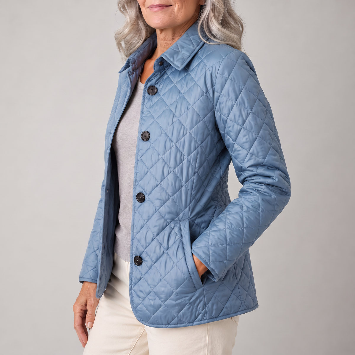 Margot lightweight jacket in light blue