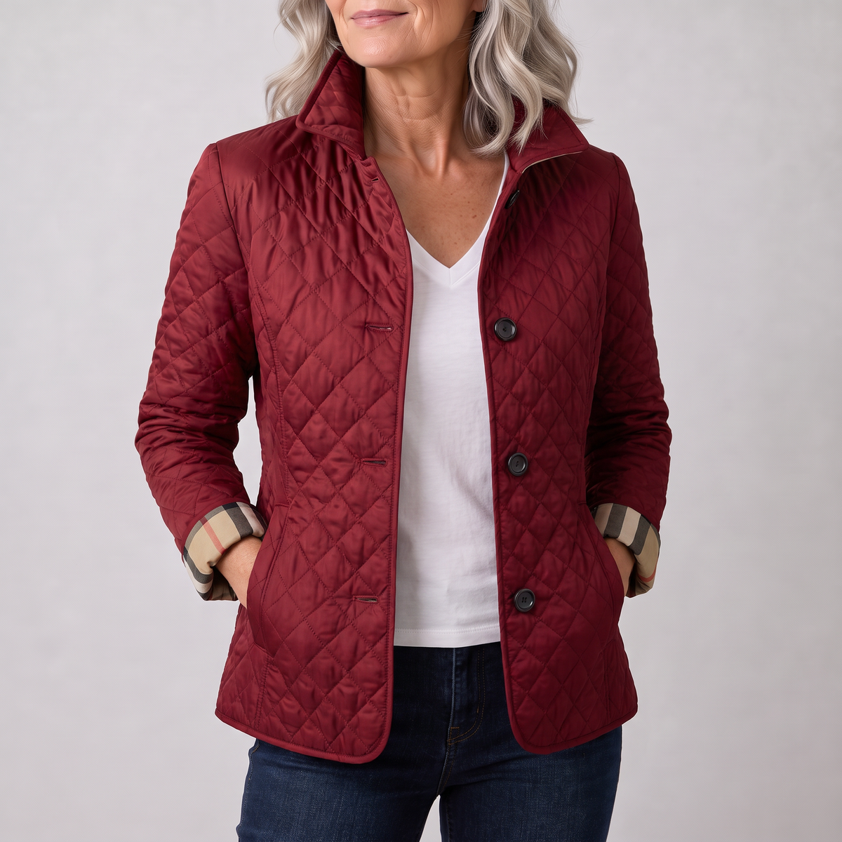 Margot lightweight jacket in red