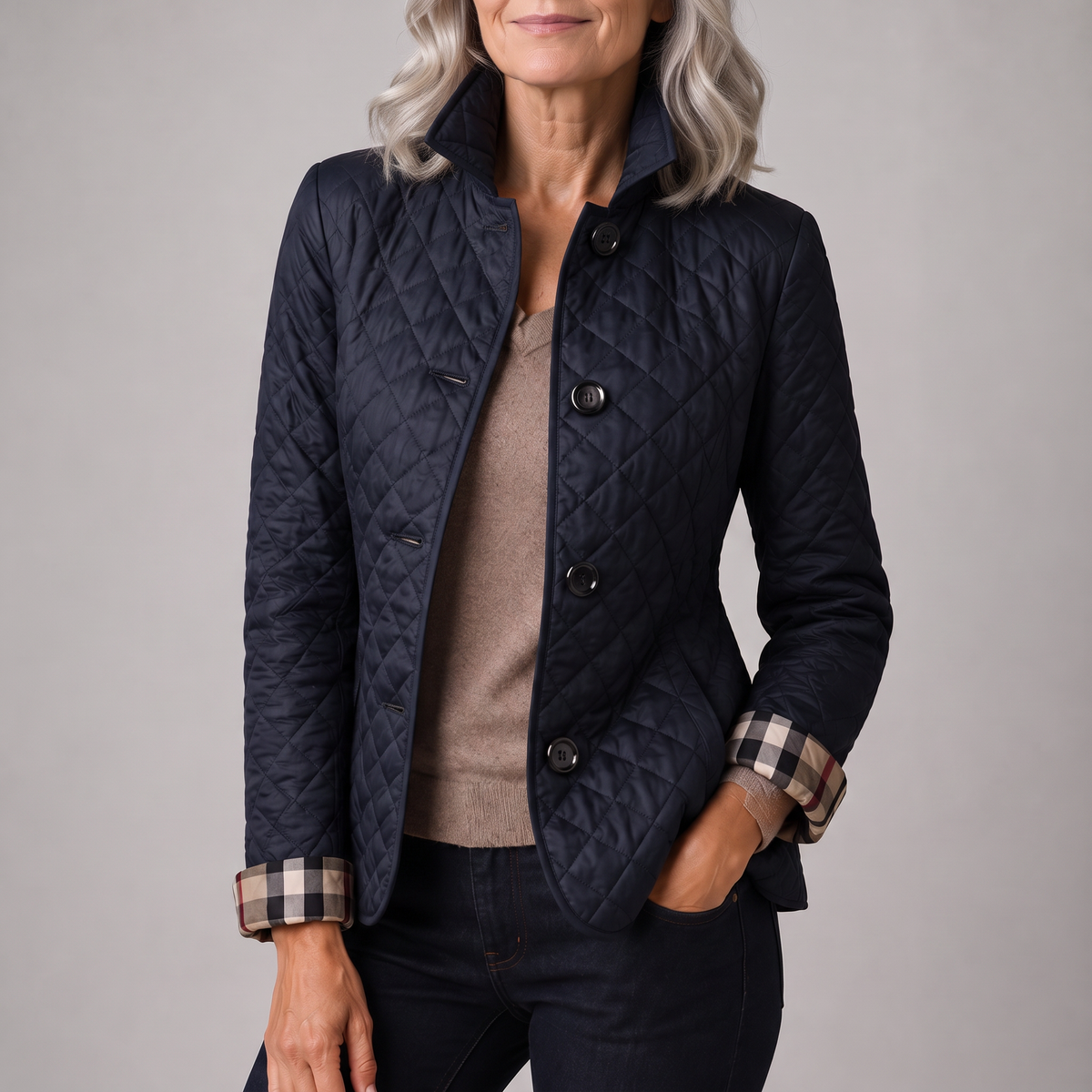 Margot lightweight jacket in navy