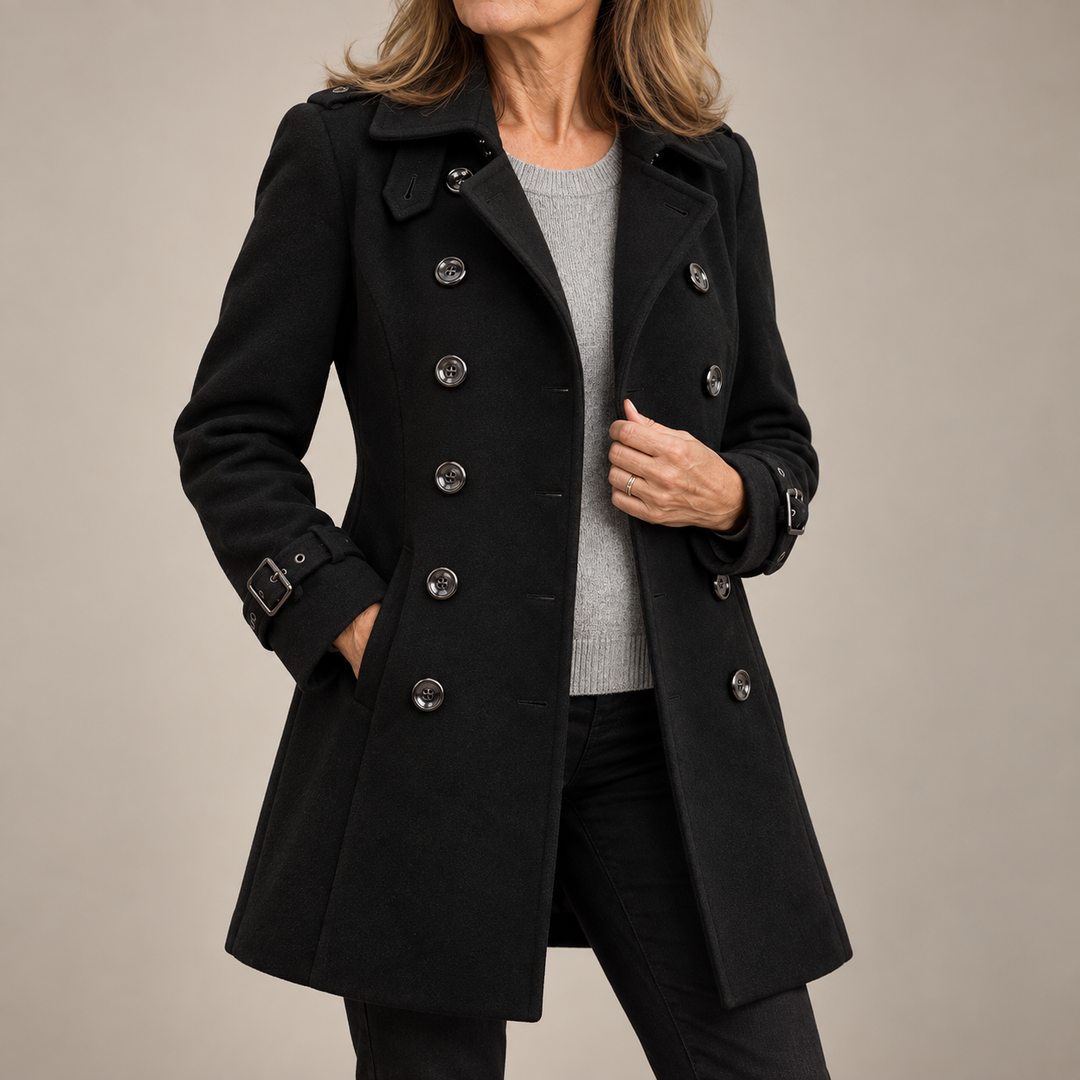 Danielle trench coat in black