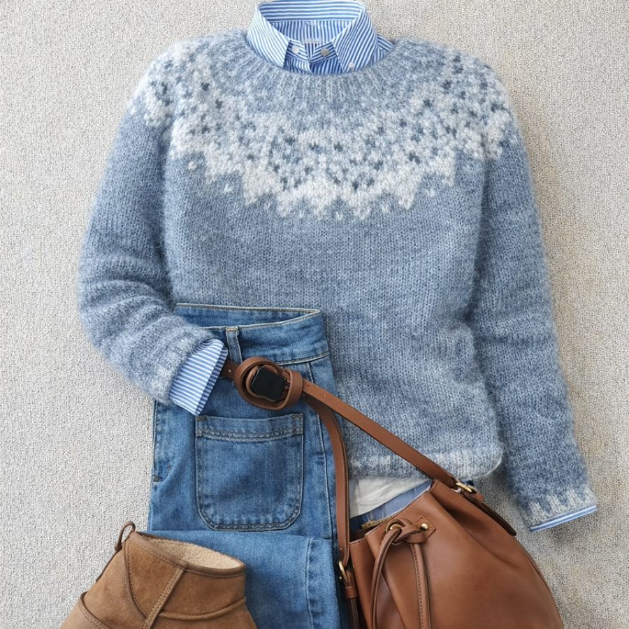 Chloé | Delicate Snowflake Sweater