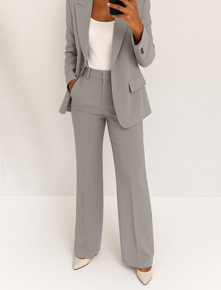 Patrizia tailored two-piece suit in Gray