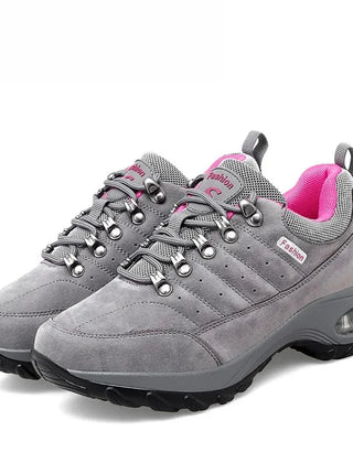 Hannah orthopedic anti slip running shoes in gray