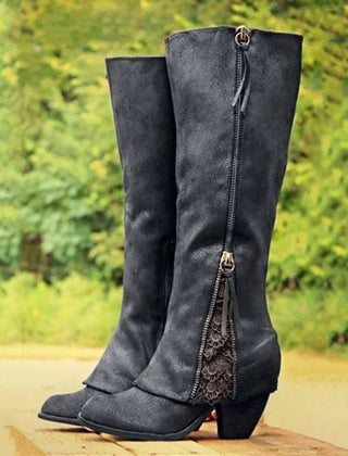 Marlowe | Knee High Boots in Black
