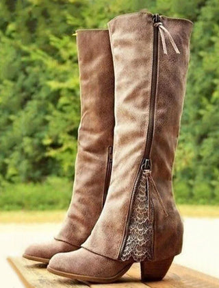 Marlowe | Knee High Boots in Brown