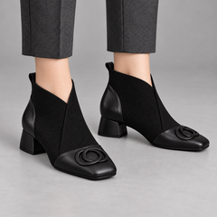 Opium | Square-Toe Ankle Boots