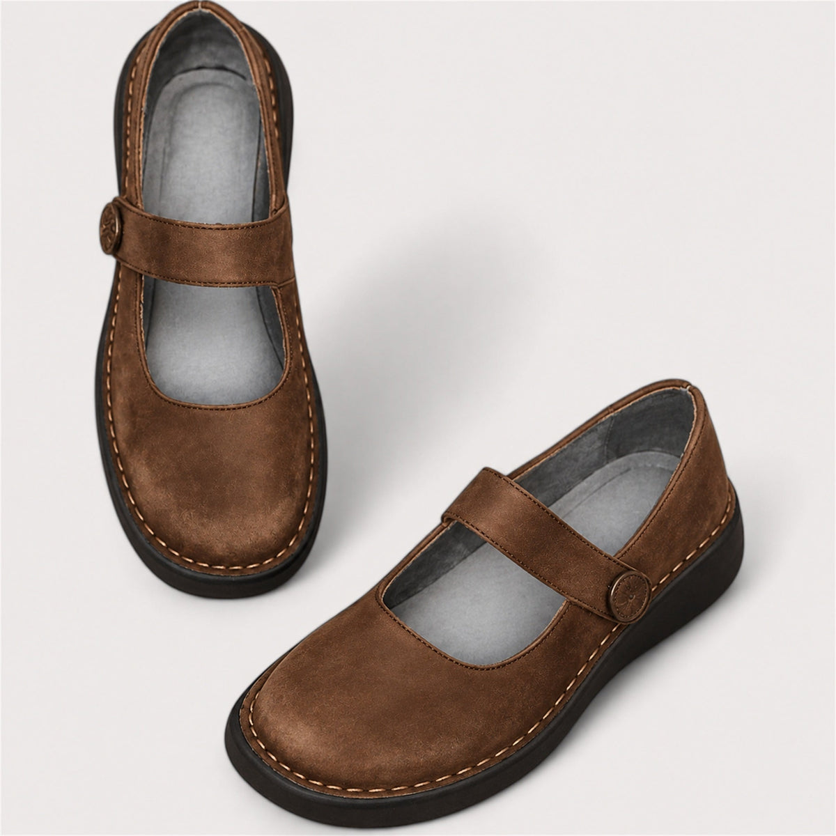 Janina cushioned comfort shoes - Brown